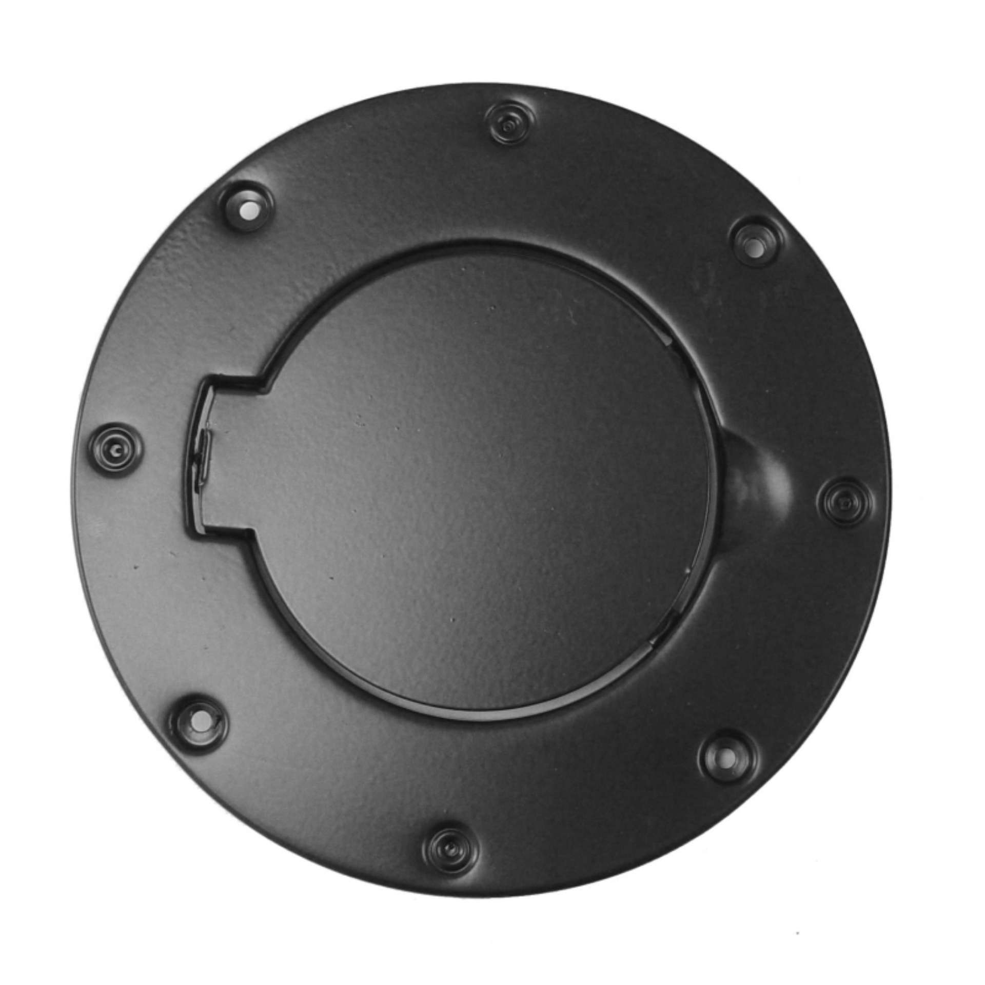 Picture of Rugged Ridge 97-06 Jeep Wrangler TJ Black Non-Locking Gas Cap Door