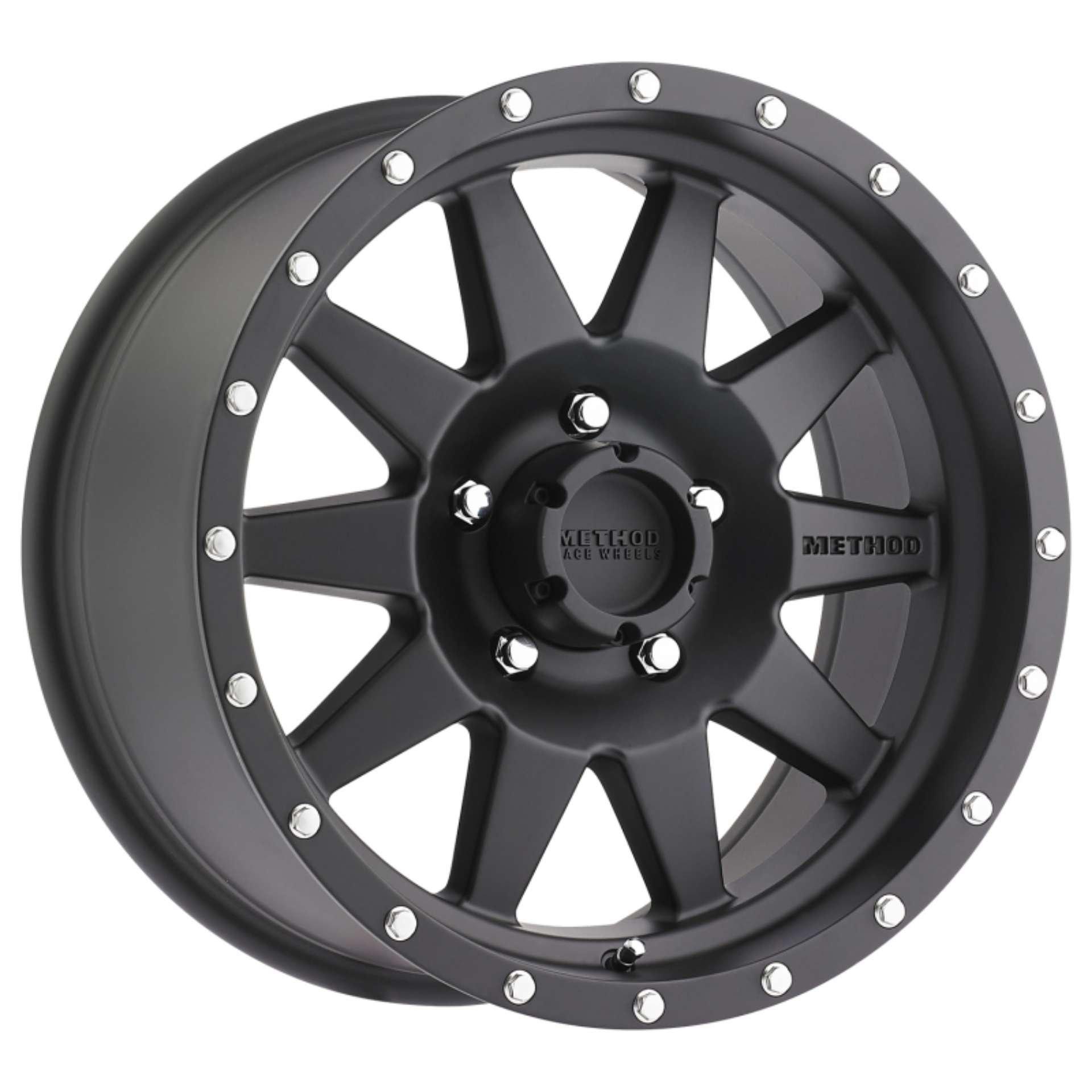 Picture of Method MR301 The Standard 15x7 -6mm Offset 5x5-5 108mm CB Matte Black Wheel