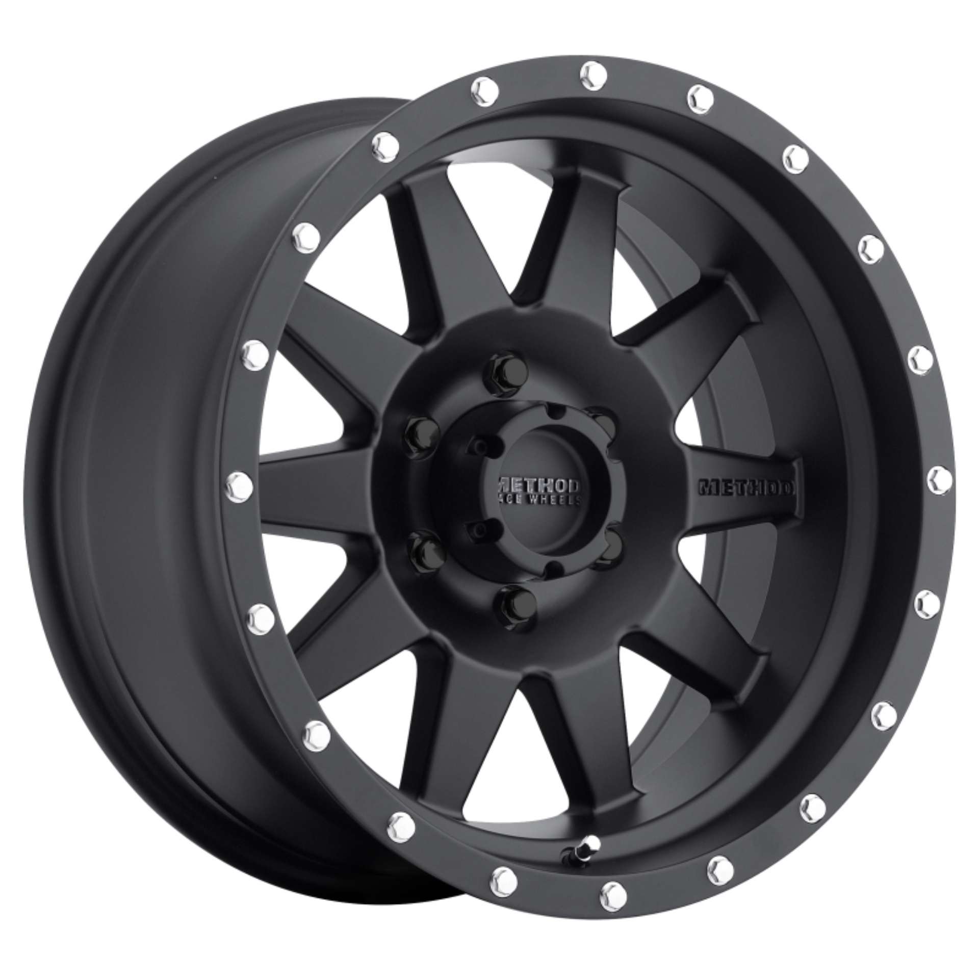 Picture of Method MR301 The Standard 15x7 -6mm Offset 6x5-5 108mm CB Matte Black Wheel