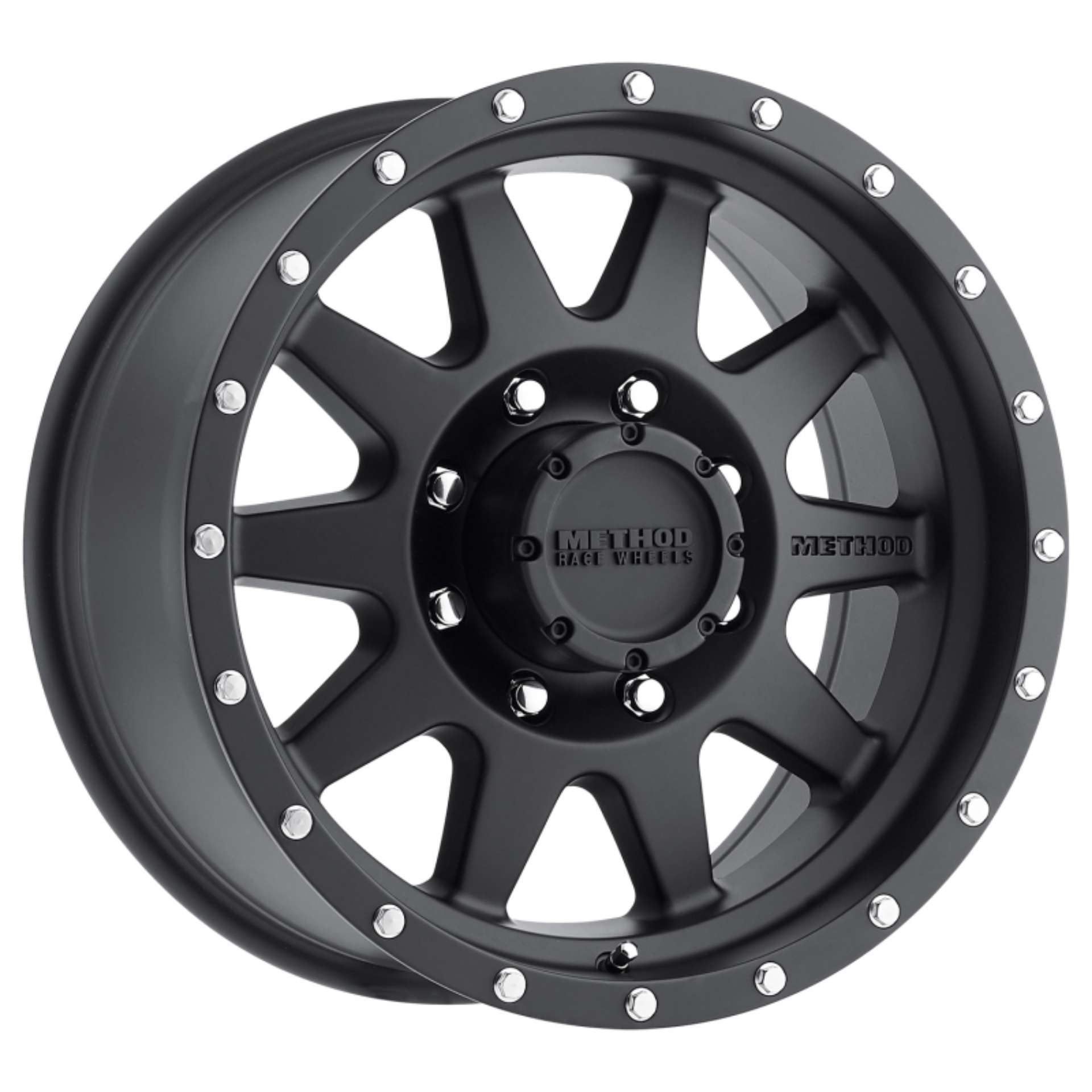 Picture of Method MR301 The Standard 16x7 0mm Offset 8x6-5 130-81mm CB Matte Black Wheel