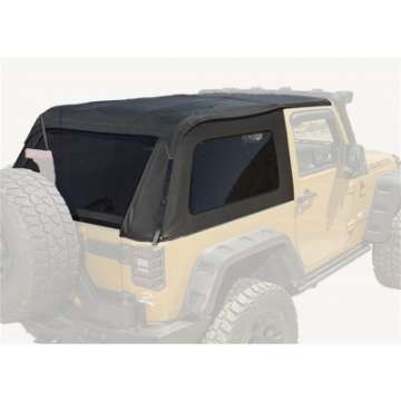 Picture of Rugged Ridge Bowless Top 2-Door Black Diamond 07-18 Jeep Wrangler