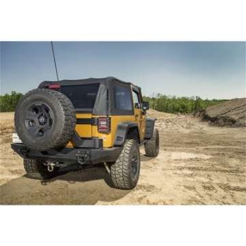 Picture of Rugged Ridge Bowless Top 2-Door Black Diamond 07-18 Jeep Wrangler