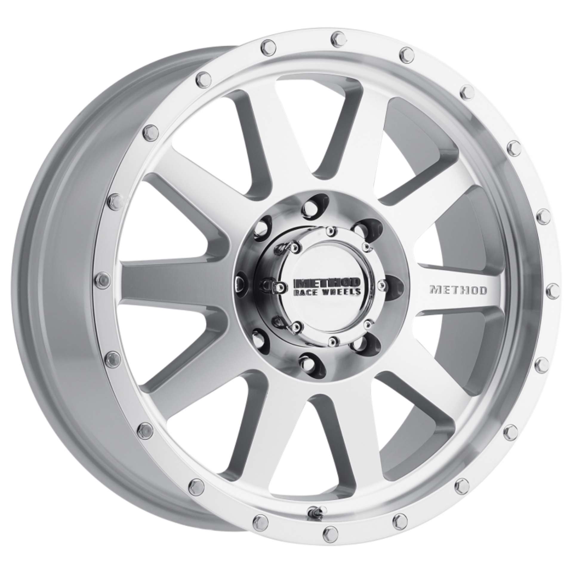 Picture of Method MR301 The Standard 20x9 +18mm Offset 8x6-5 130-81mm CB Machined-Clear Coat Wheel