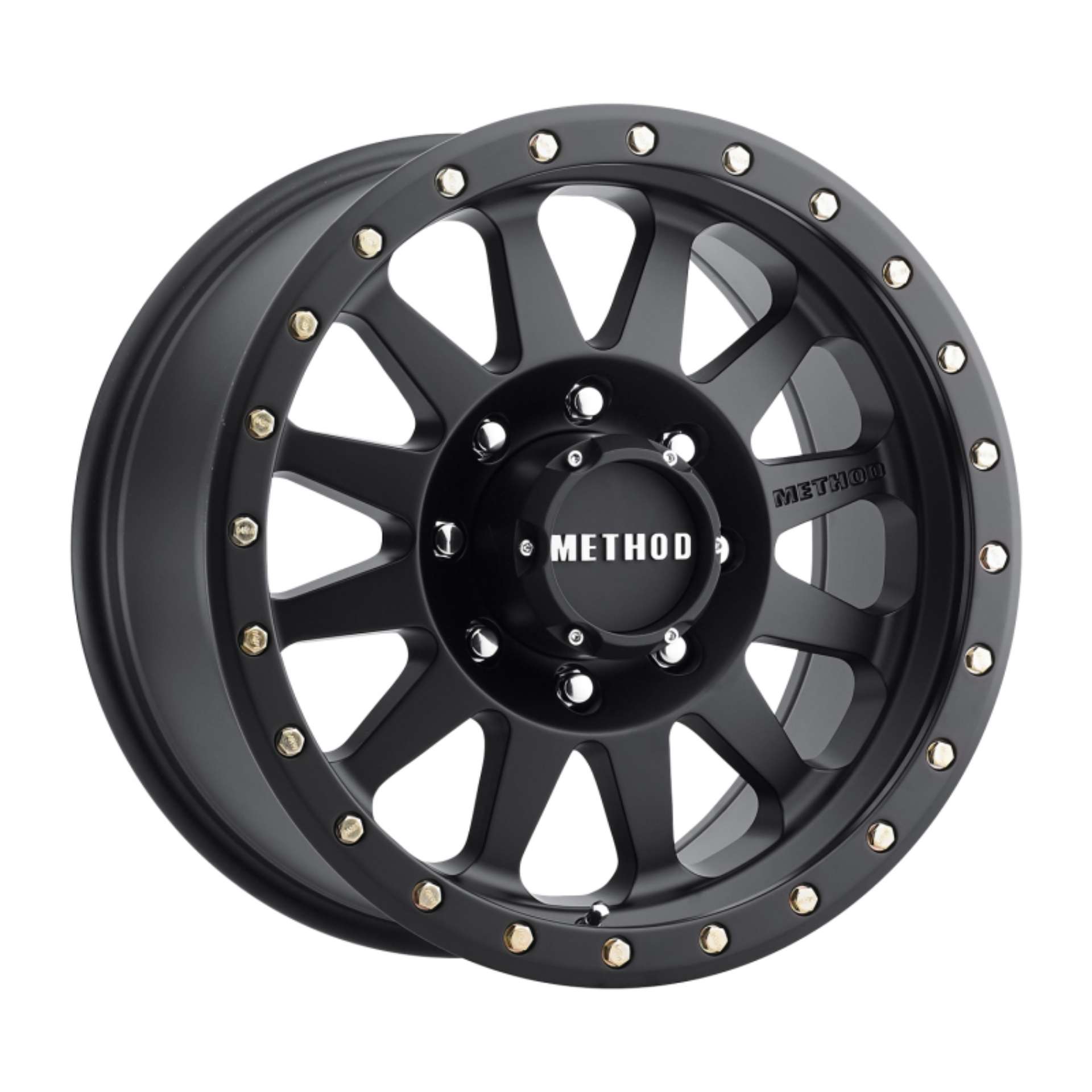 Picture of Method MR304 Double Standard 17x8-5 0mm Offset 8x6-5 130-81mm CB Matte Black Wheel