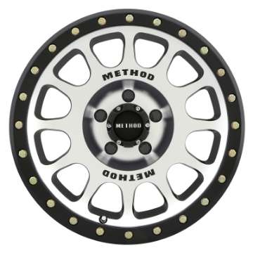 Picture of Method MR305 NV 16x8 0mm Offset 5x4-5 83mm CB Machined-Black Street Loc Wheel