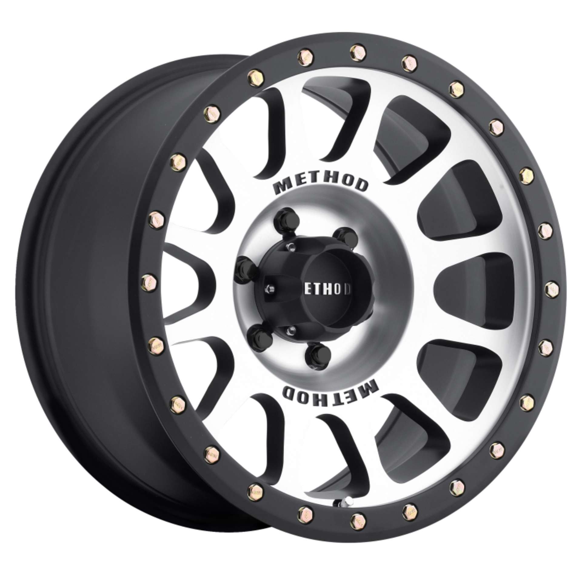 Picture of Method MR305 NV 17x8-5 0mm Offset 6x5-5 108mm CB Machined-Black Street Loc Wheel