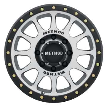 Picture of Method MR305 NV 17x8-5 0mm Offset 8x170 130-81mm CB Machined-Black Street Loc Wheel