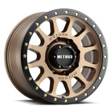 Picture of Method MR305 NV HD 18x9 +18mm Offset 8x180 130-81mm CB Method Bronze-Black Street Loc Wheel