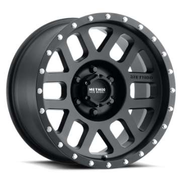 Picture of Method MR306 Mesh 18x9 +18mm Offset 6x5-5 108mm CB Matte Black Wheel