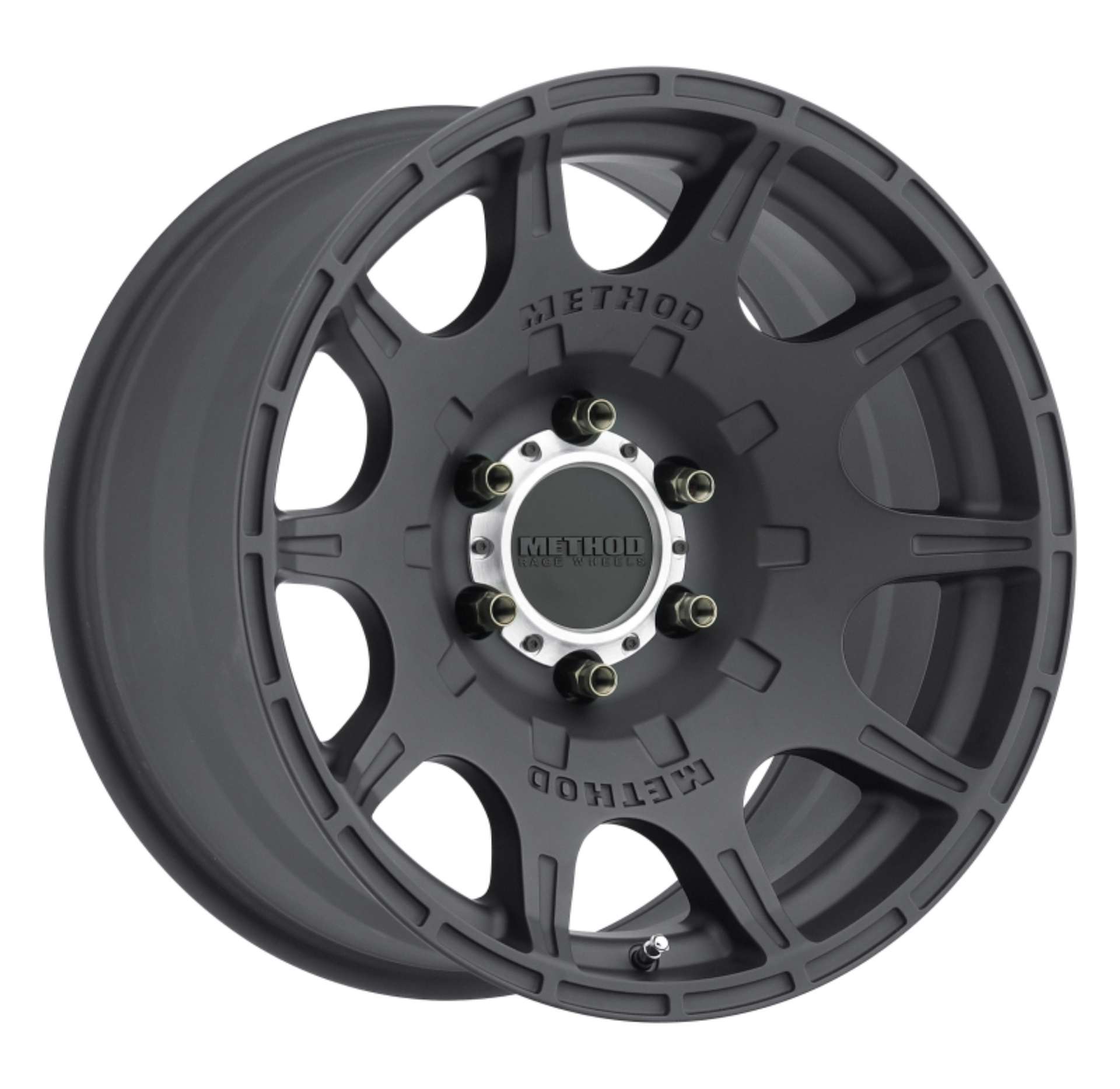 Picture of Method MR308 Roost 17x8-5 0mm Offset 6x5-5 106-25mm CB Matte Black Wheel