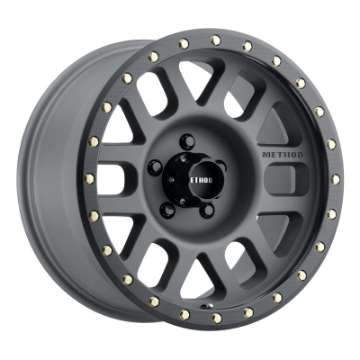 Picture of Method MR309 Grid 17x8-5 0mm Offset 5x150 116-5mm CB Titanium-Black Street Loc Wheel