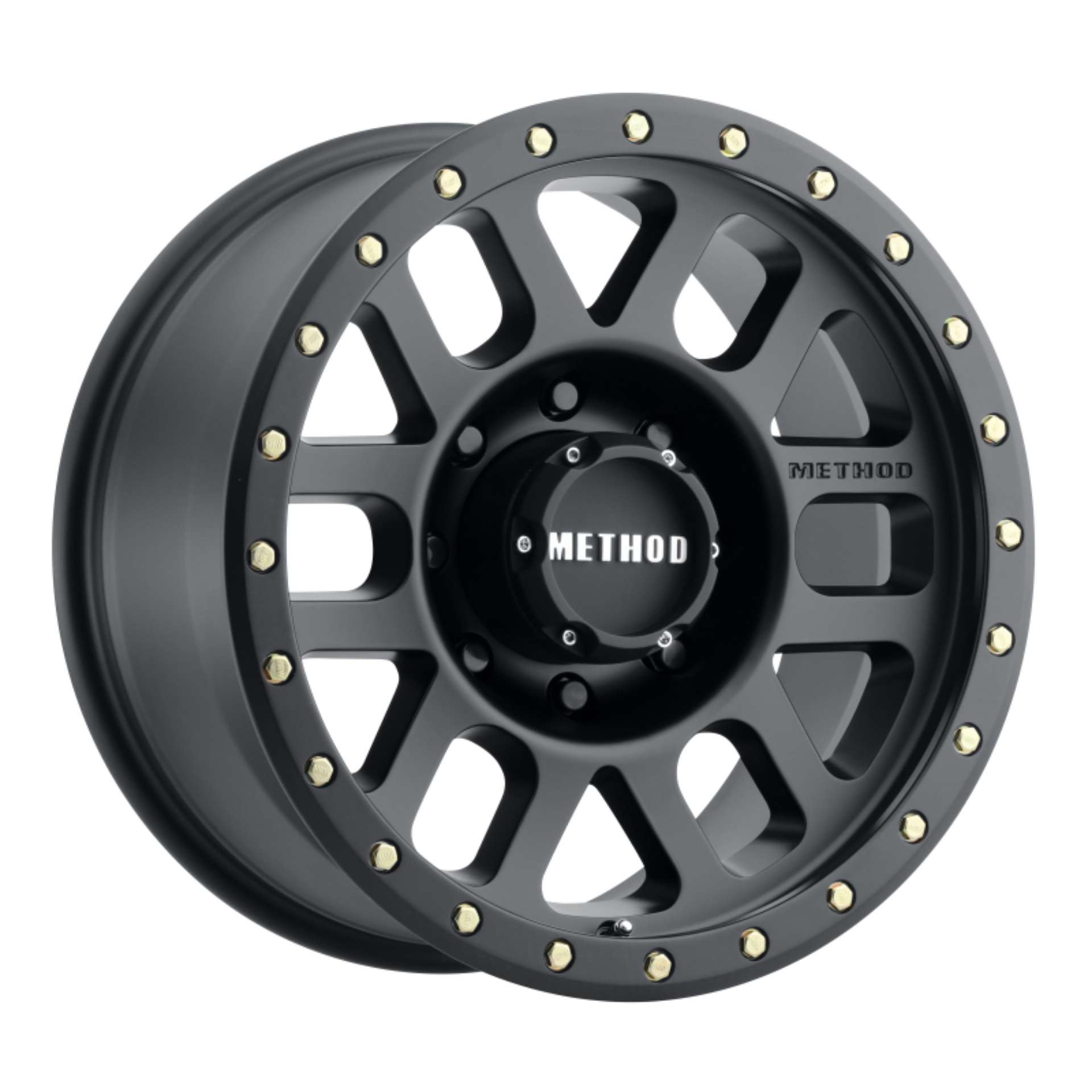 Picture of Method MR309 Grid 17x8-5 0mm Offset 8x6-5 130-81mm CB Matte Black Wheel