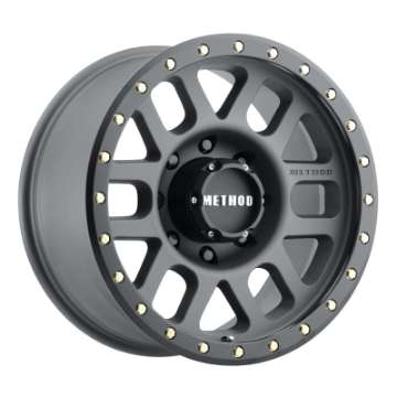 Picture of Method MR309 Grid 17x8-5 0mm Offset 8x6-5 130-81mm CB Titanium-Black Street Loc Wheel