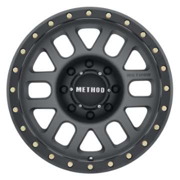 Picture of Method MR309 Grid 17x8-5 0mm Offset 8x6-5 130-81mm CB Titanium-Black Street Loc Wheel