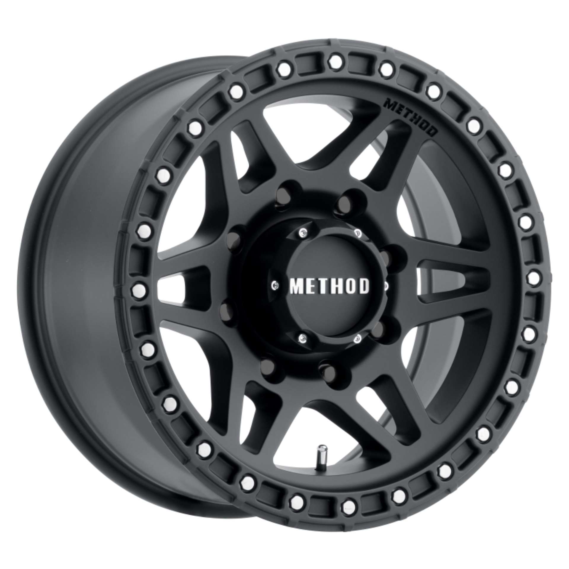 Picture of Method MR312 17x8-5 0mm Offset 8x6-5 130-81mm CB Matte Black Wheel