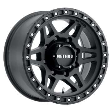 Picture of Method MR312 17x8-5 0mm Offset 8x170 130-81mm CB Matte Black Wheel