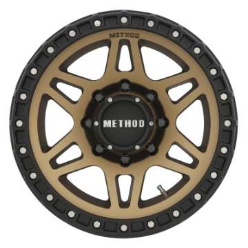 Picture of Method MR312 18x9 +18mm Offset 8x6-5 130-81mm CB Method Bronze-Black Street Loc Wheel