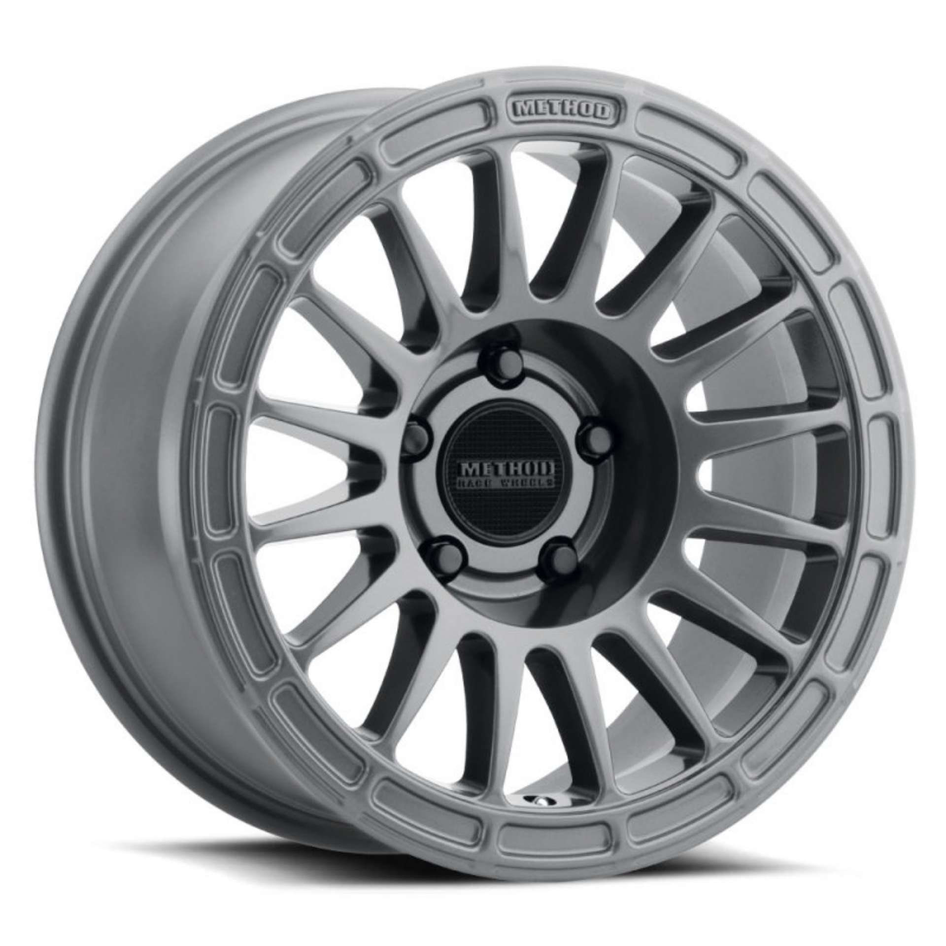 Picture of Method MR314 15x7 +15mm Offset 5x100 56-1mm CB Gloss Titanium Wheel