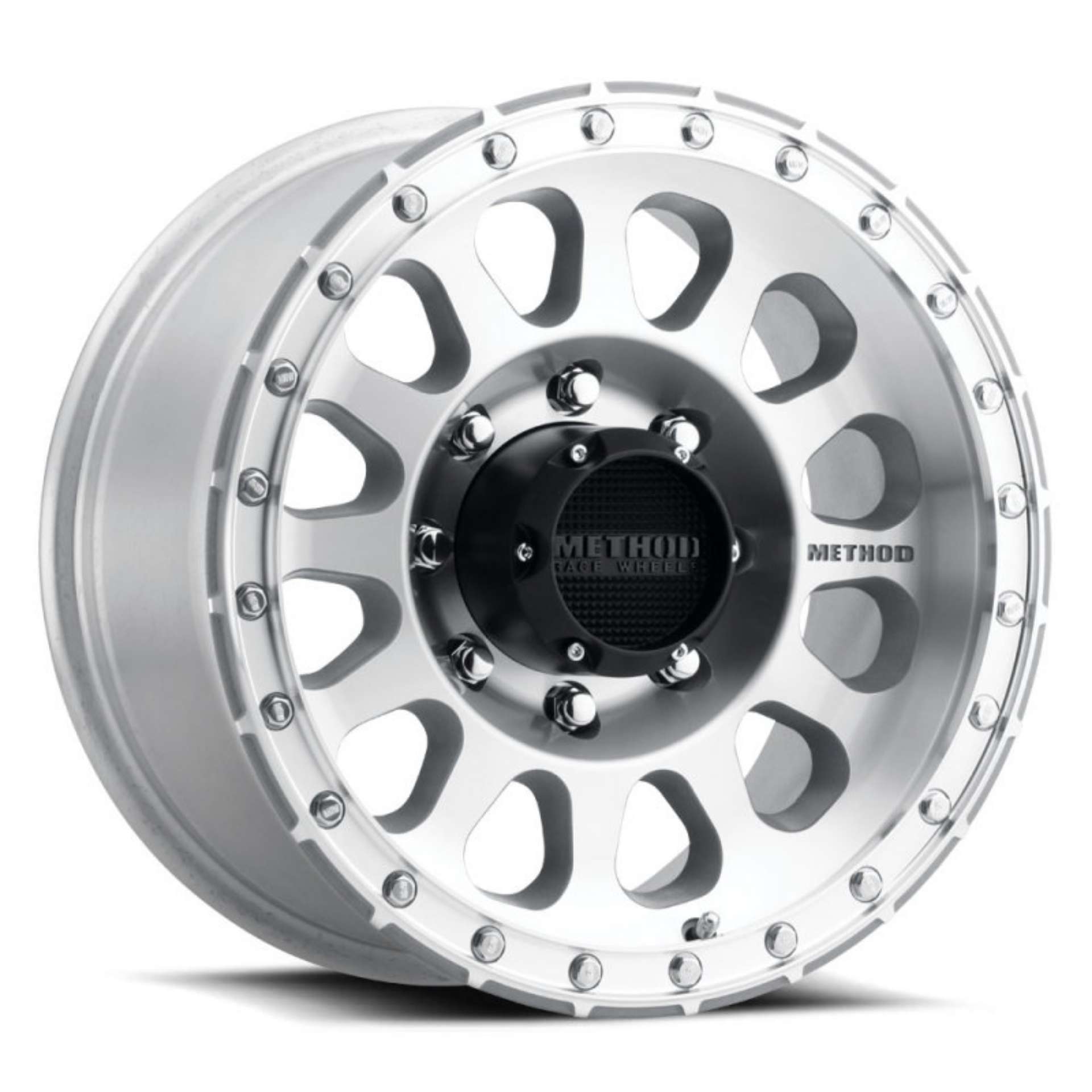 Picture of Method MR315 17x8-5 0mm Offset 8x180 130-81mm CB Machined-Clear Coat Wheel