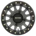 Picture of Method MR401 UTV Beadlock 14x7 - 4+3-13mm Offset - 4x136 - 106mm CB Titanium Wheel- Matte Black Ring