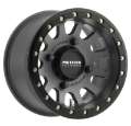 Picture of Method MR401 UTV Beadlock 14x7 - 4+3-13mm Offset - 4x156 - 132mm CB Titanium Wheel- Matte Black Ring