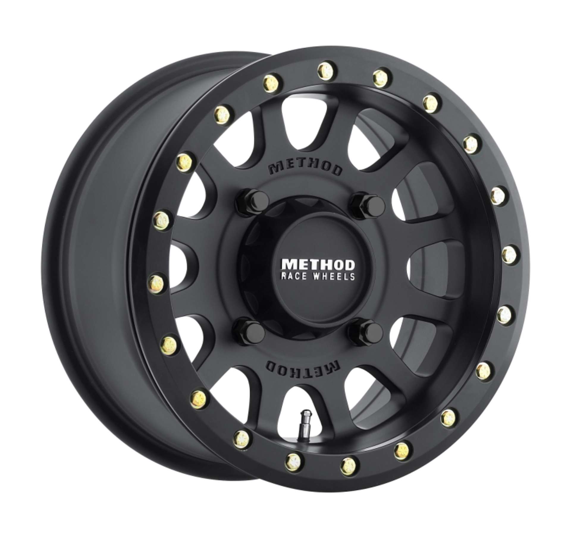 Picture of Method MR401 UTV Beadlock 14x7 - 4+3-13mm Offset - 4x156 - 132mm CB Matte Black Wheel