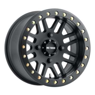 Picture of Method MR406 UTV Beadlock 14x8 - 4+4-0mm Offset - 4x136 - 106mm CB Matte Black Wheel