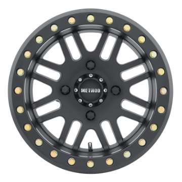 Picture of Method MR406 UTV Beadlock 14x8 - 4+4-0mm Offset - 4x136 - 106mm CB Matte Black Wheel