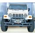 Picture of Rugged Ridge 3-In Dbl Tube Front Winch Bumper w-Hoop 76-06 Models