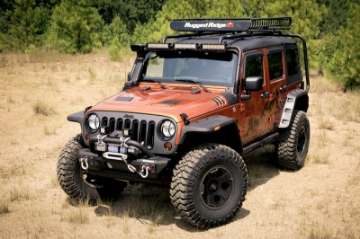 Picture of Rugged Ridge Hurricane Flat Fender Flare Kit 07-18 Jeep Wrangler