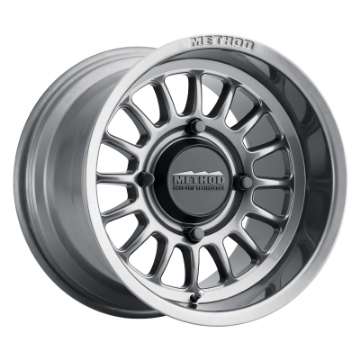 Picture of Method MR411 Bead Grip 14x7 - 4+3-13mm Offset - 4x156 - 132mm CB Gloss Titanium Wheel