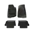 Picture of Rugged Ridge Floor Liner Kit Black F-R 18-20 Jeep Wrangler JL 2Dr