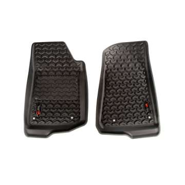 Picture of Rugged Ridge Floor Liner Kit Black F-R 18-20 Jeep Wrangler JL 2Dr