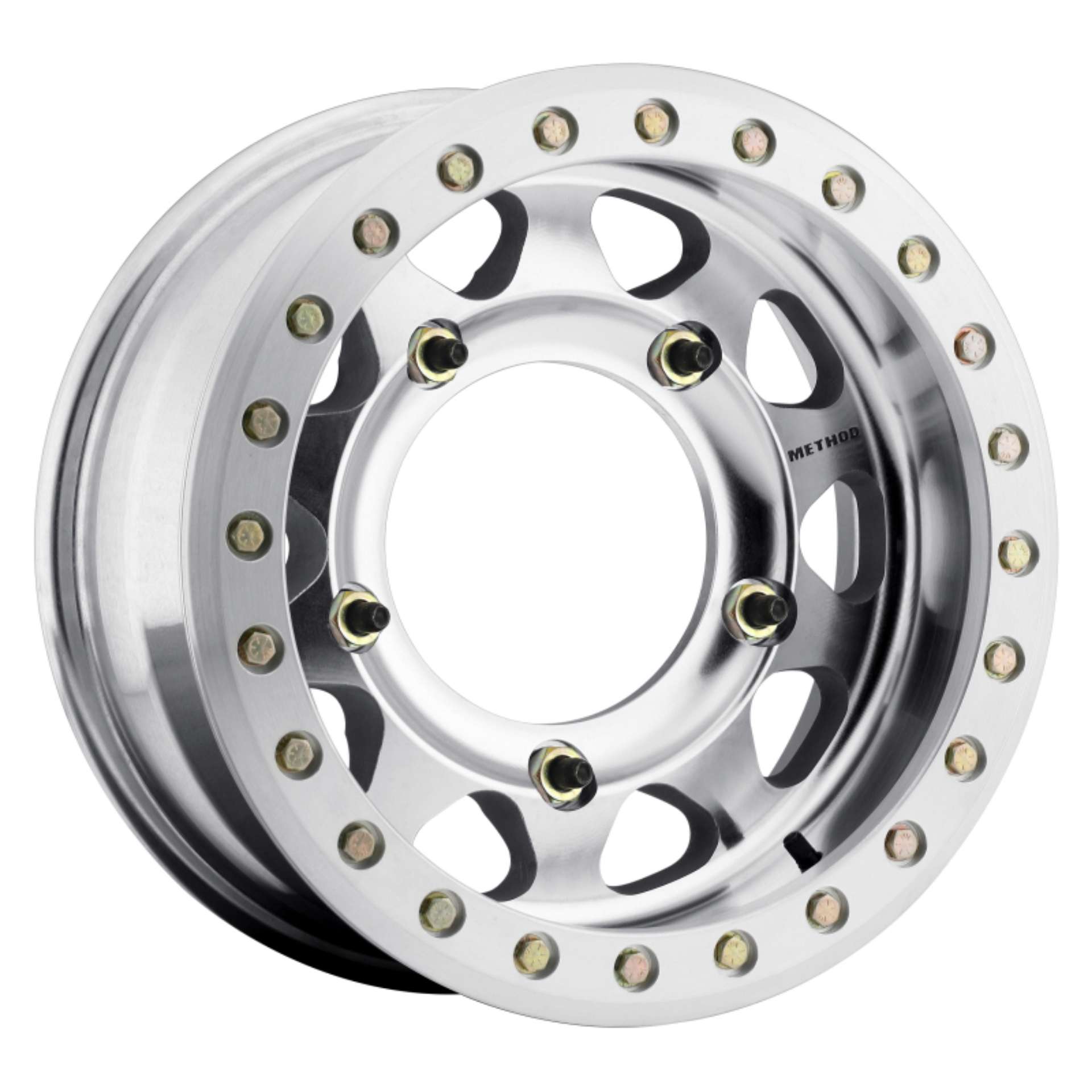 Picture of Method MR101 Buggy Beadlock 17x8 -51mm Offset 5x205 160mm CB Raw Machined w-BH-H24125 Wheel