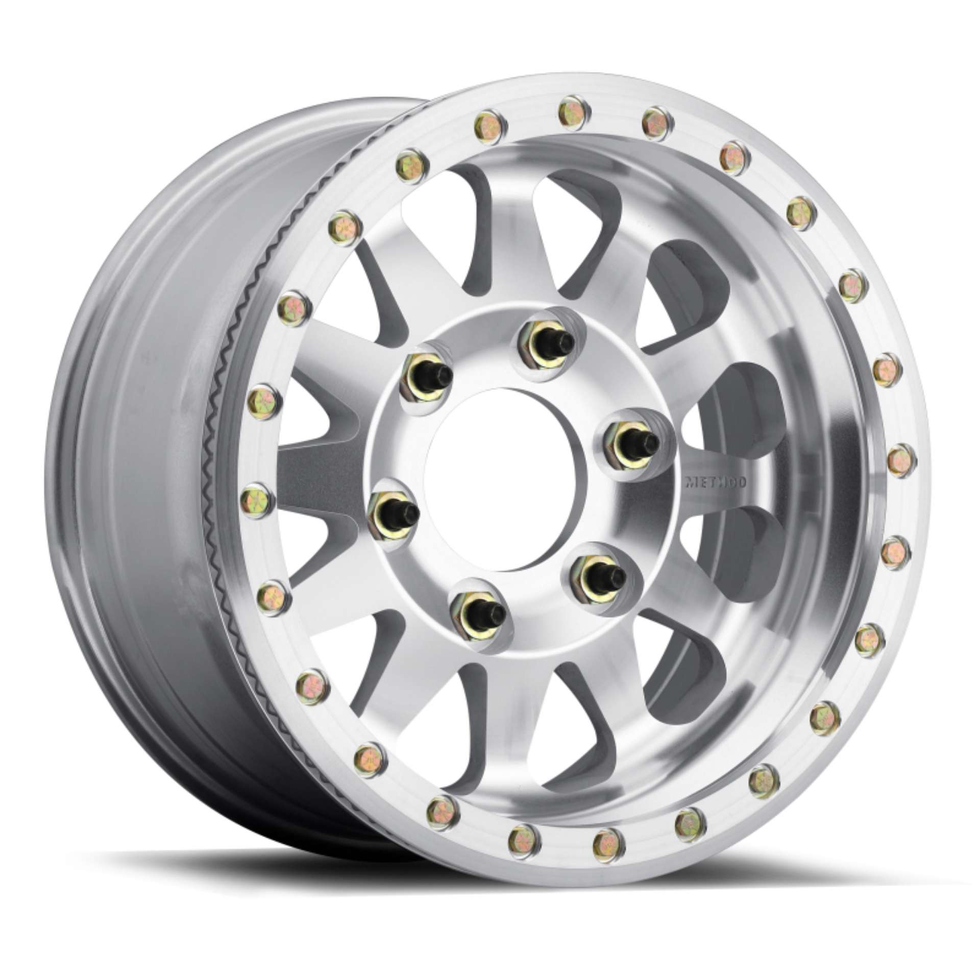 Picture of Method MR101 Beadlock 17x9 -12mm Offset 6x6-5 108mm CB Raw Machined w-BH-H24125 Wheel