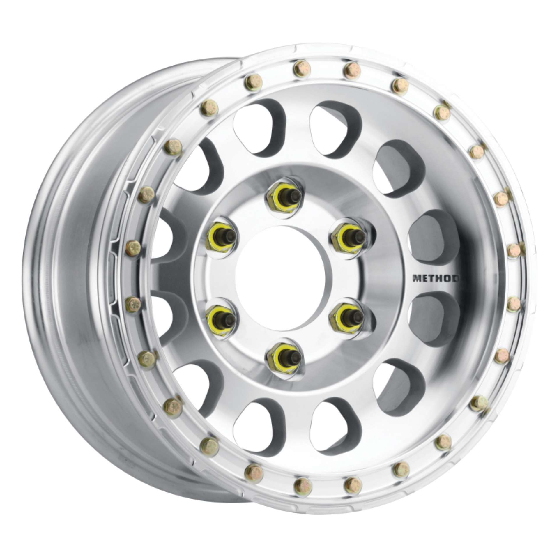 Picture of Method MR103 Beadlock 17x9 -12mm Offset 6x6-5 108mm CB Raw Machined w-BH-H24125 Wheel