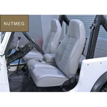 Picture of Rugged Ridge High-Back Front Seat Reclinable Nutmeg 76-02 CJ&Wran