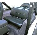 Picture of Rugged Ridge Fixed Rear Seat Black 55-95 Jeep CJ - Jeep Wrangler