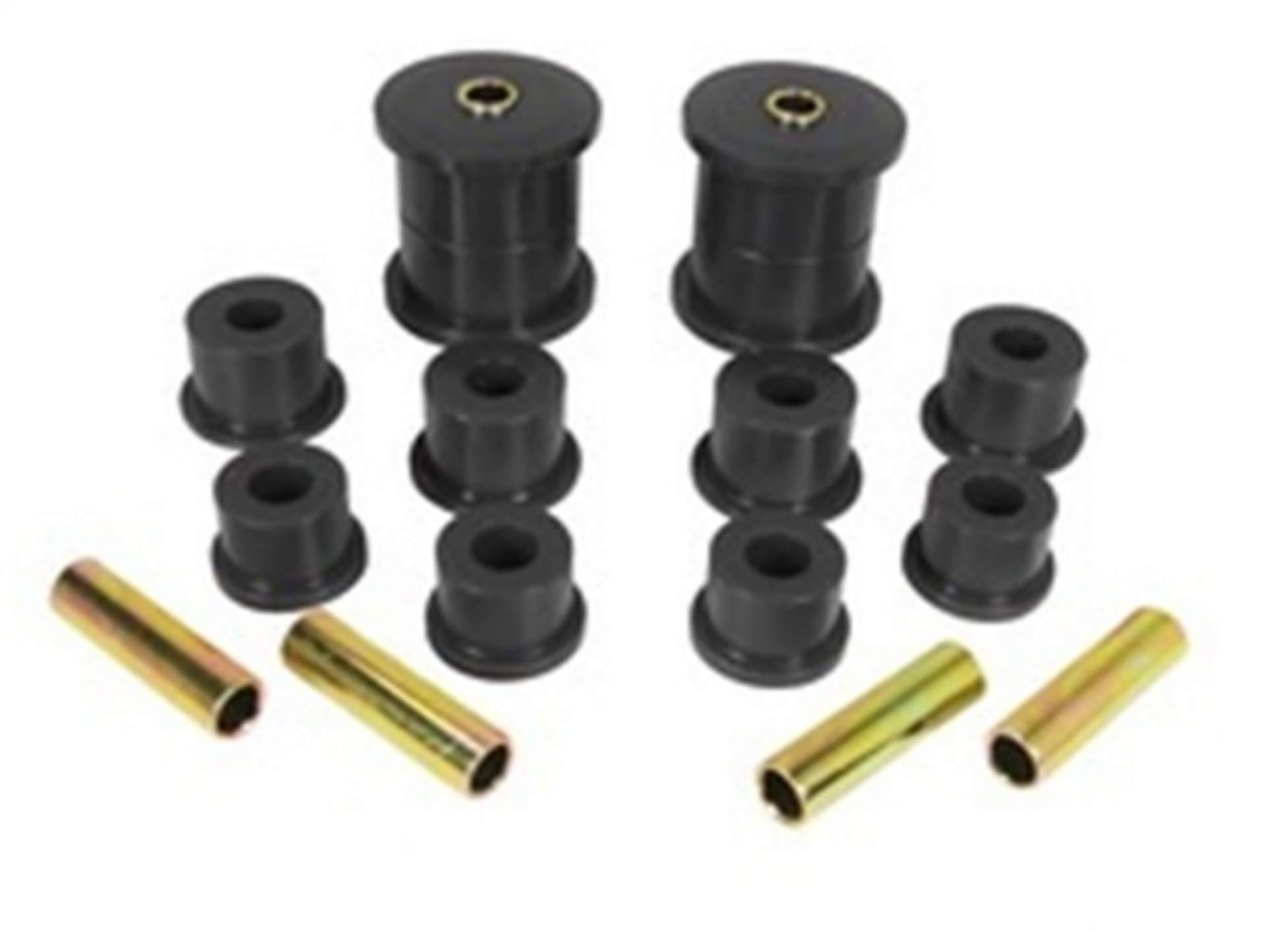 Picture of Rugged Ridge Rear Leaf Spring Bushing Kit Black 84-01 CherokeeXJ