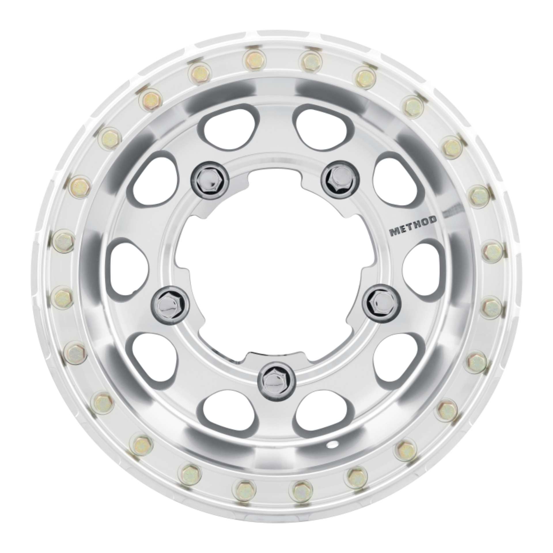 Picture of Method MR103 Buggy Beadlock 15x7 -25mm Offset 5x205 160mm CB Raw Machined w-BH-H24100 Wheel