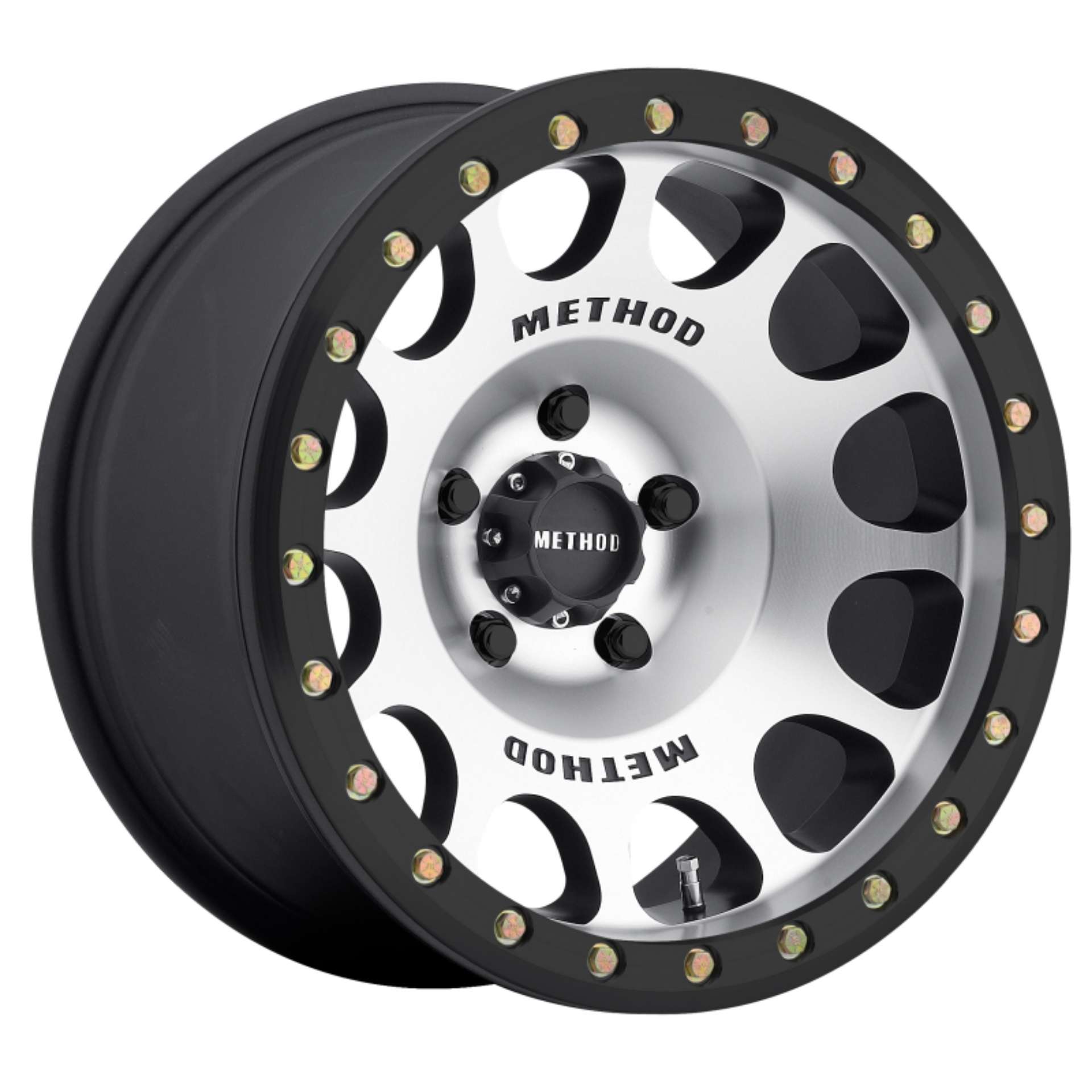 Picture of Method MR105 Beadlock 17x9 -38mm Offset 5x5 71-5mm CB Machined w-Matte Black Ring Wheel