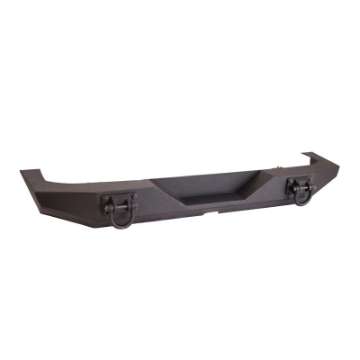 Picture of Rugged Ridge XHD Rear Bumper Textured Black 07-18 Jeep Wrangler