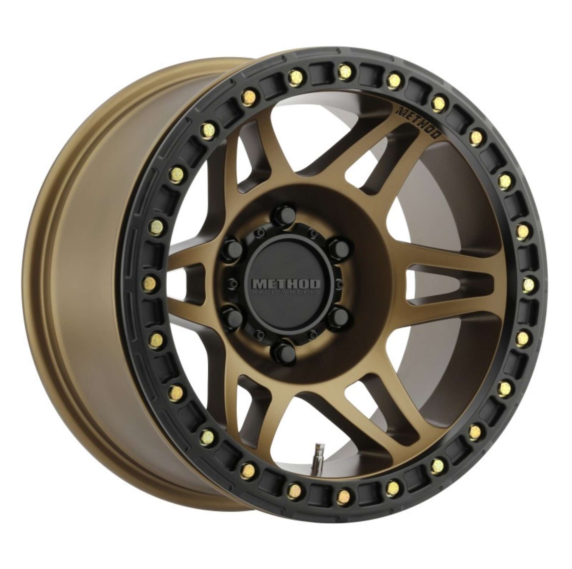 Picture of Method MR106 Beadlock 17x9 -44mm Offset 6x5-5 108mm CB Method Bronze w-BH-H24125 Wheel