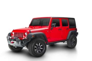 Picture of Rugged Ridge NightHawk Light Brow PTT 07-18 Jeep Wrangler JK-JKU