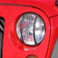 Picture of Rugged Ridge 07-18 Jeep Wrangler JK Black Headlight Euro Guards