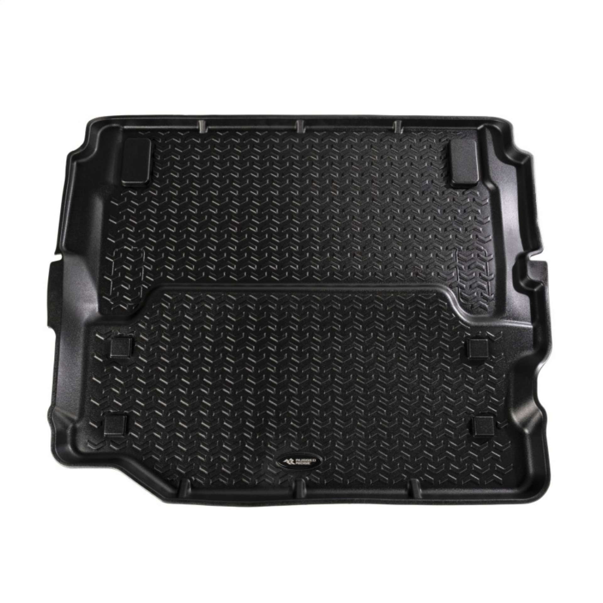 Picture of Rugged Ridge Cargo Liner Full Black 18-20 Jeep Wrangler JL 2 Dr