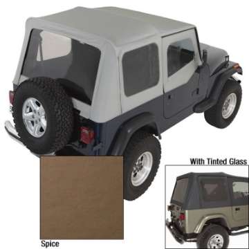 Picture of Rugged Ridge S-Top w- Door Skins Spice Tinted Windows 88-95 Wra