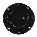 Picture of Rugged Ridge 97-06 Jeep Wrangler TJ Black Locking Gas Cap Door