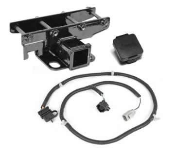 Picture of Rugged Ridge Receiver Hitch Kit Jeep Logo 07-18 Jeep Wrangler