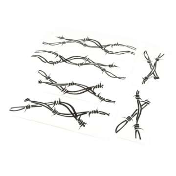 Picture of Rugged Ridge Side Decals Pair Barbed Wire 07-18 Jeep Wrangler